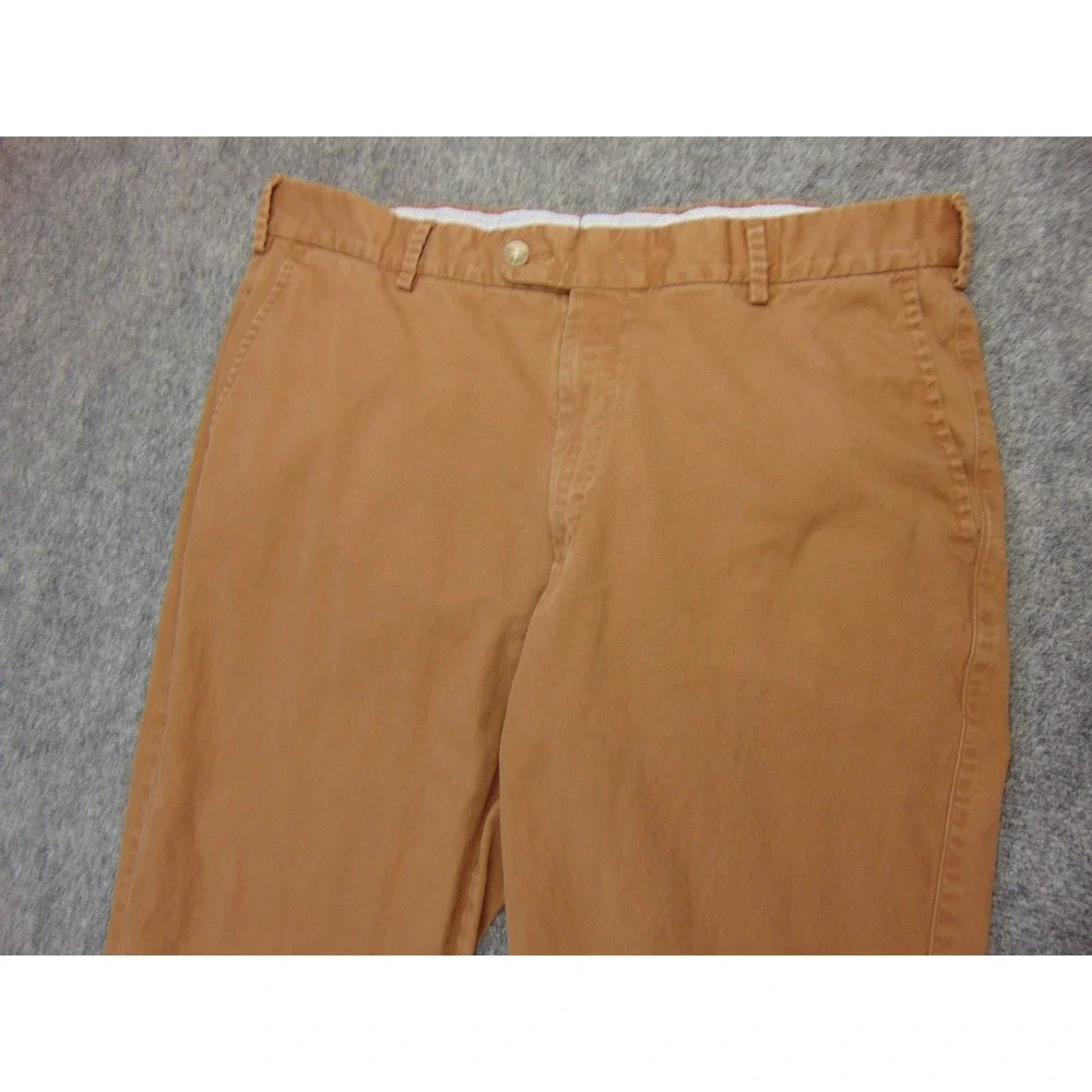 Peter Millar Chino Pants Mens 35x31 Brown Solid Preppy Golf Luxury Casual‎